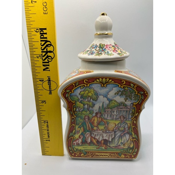 Sadler, The World of Tea Collection, Made in England, Biscuit Barrel Caddy - Picture 9 of 12